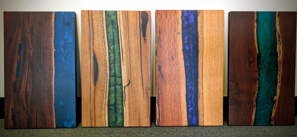 Timber Resin Grazing Board - Jarrah #2