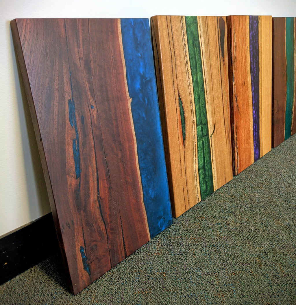 Timber Resin Grazing Board - Jarrah #1
